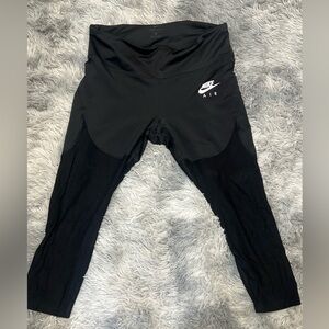 Women’s NIKE Mesh-Panel Athletic Leggings Size 1X